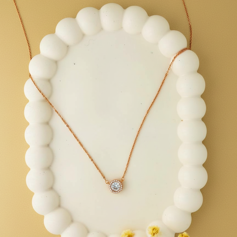 LuxeSpark RoseGold Pendant