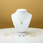 BloomCharm Pendant With Earring Set