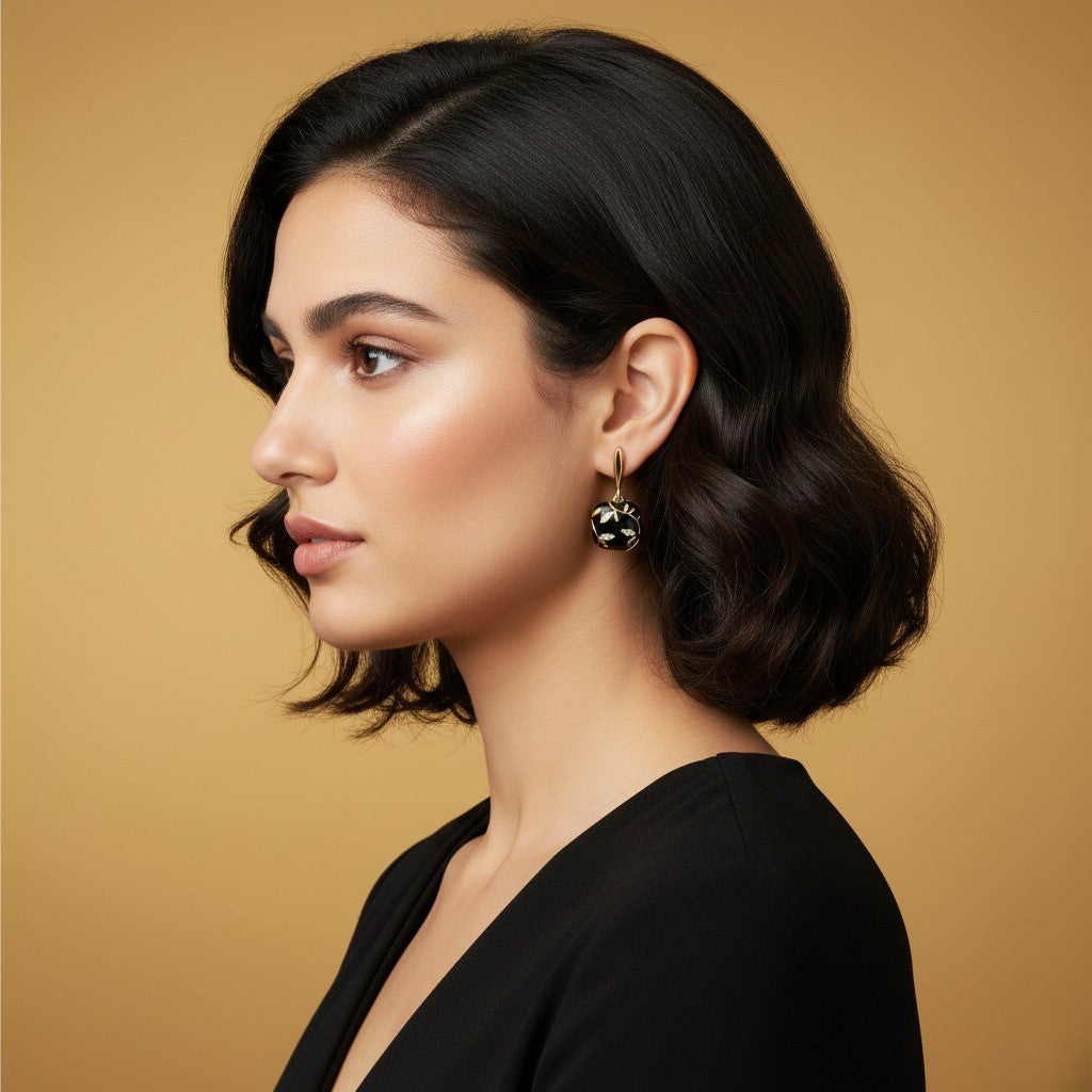 Elegant Gold Leaf Earrings for Women