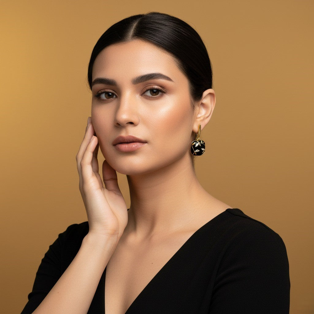 Elegant Gold Leaf Earrings for Women