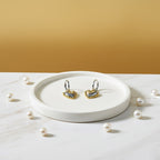 Heart Shaped Romance Gold Earrings