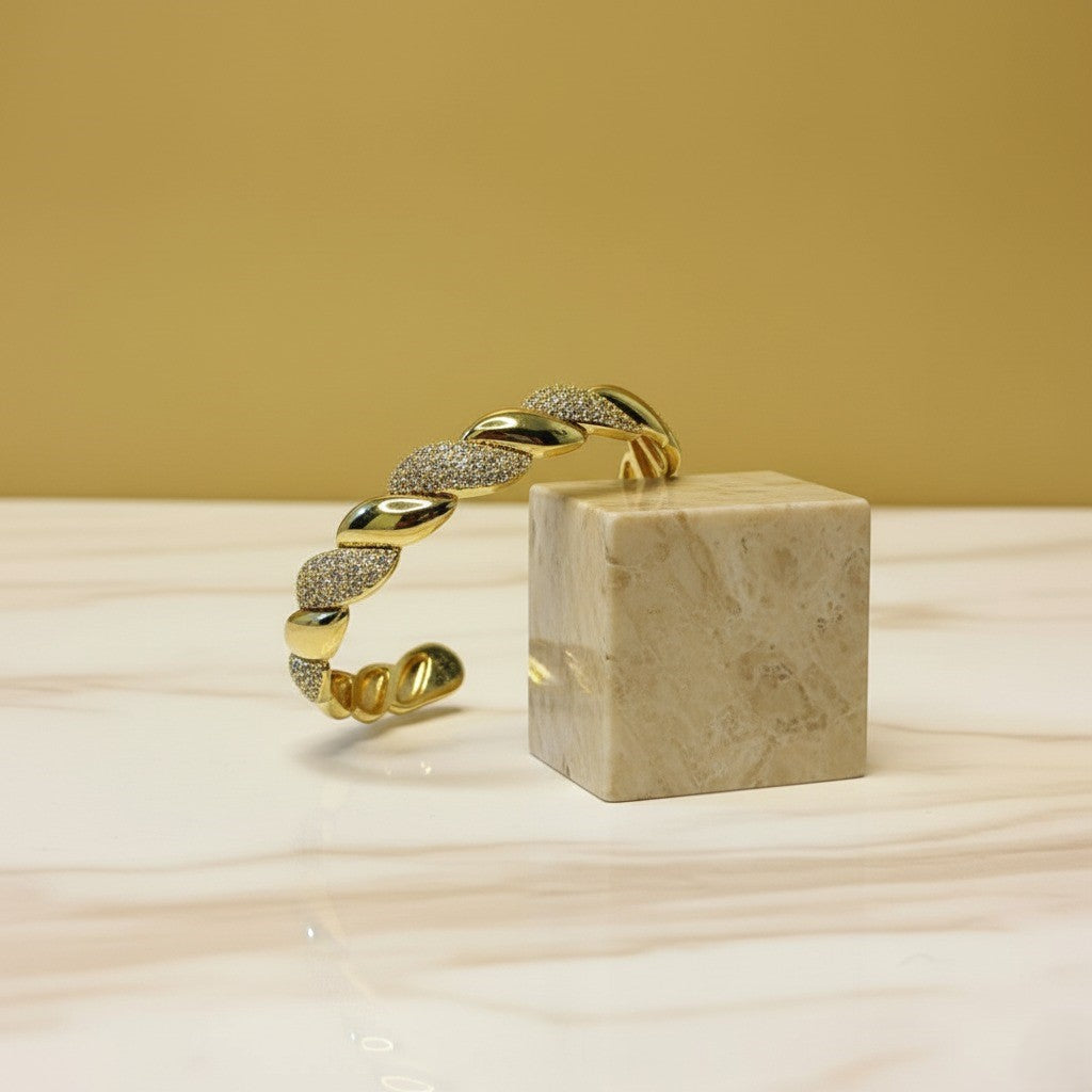 LunaGleam Bracelet – Silver Finish –  Elegant Everyday