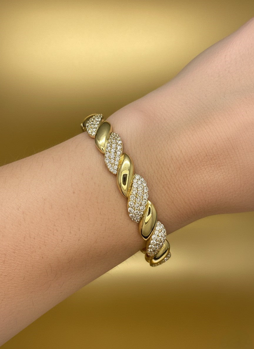 LunaGleam Bracelet – Silver Finish –  Elegant Everyday