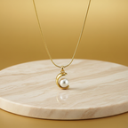 LunarLuxe Pearl Necklace