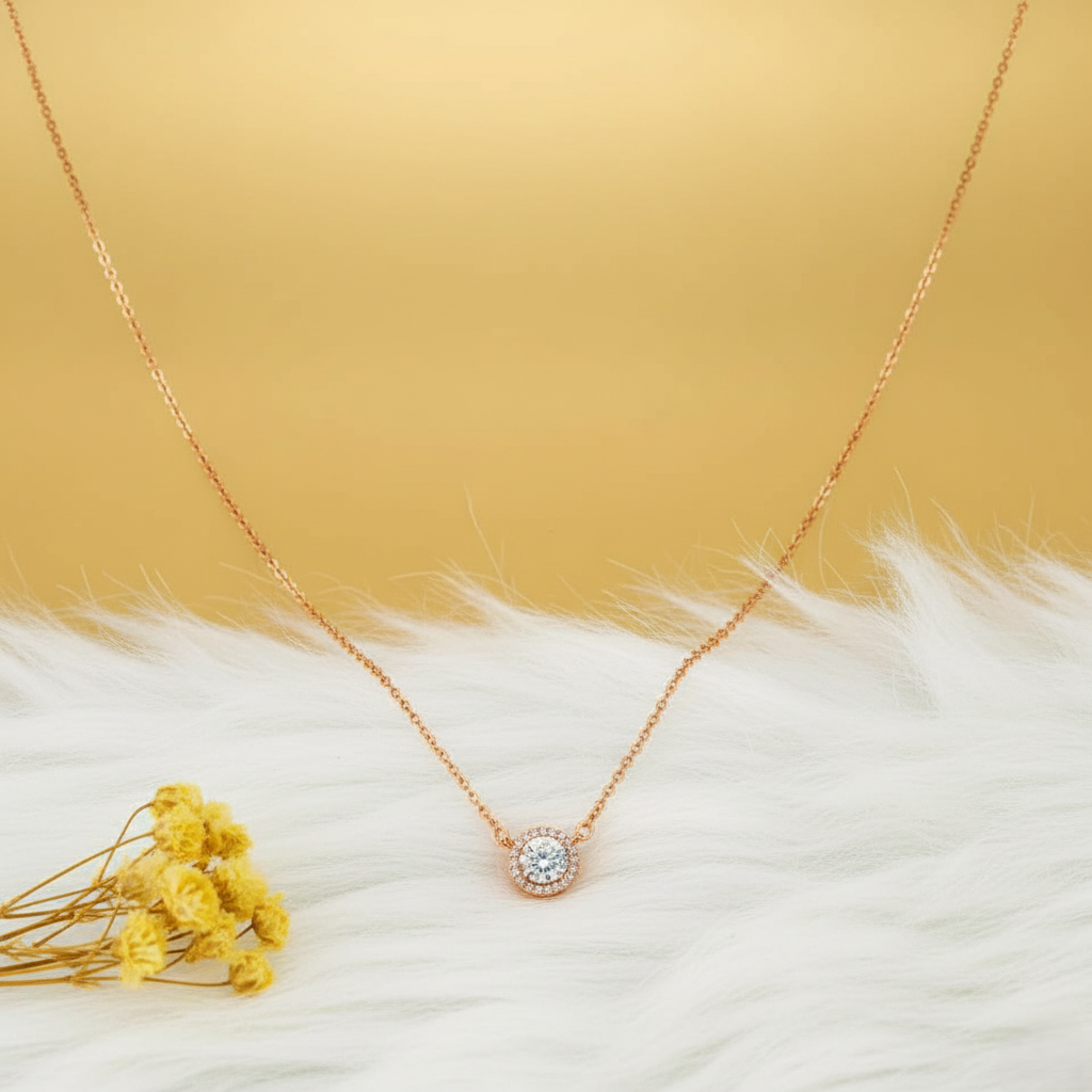 LuxeSpark RoseGold Pendant