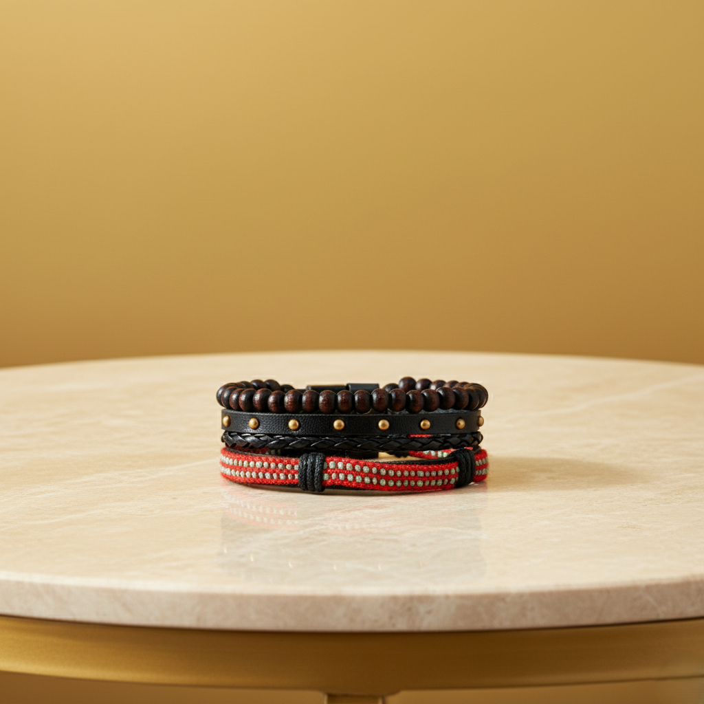 RogueBead Stack – 3 in 1 Combo – Stylish Men