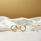 Rose Gold Helix Studs