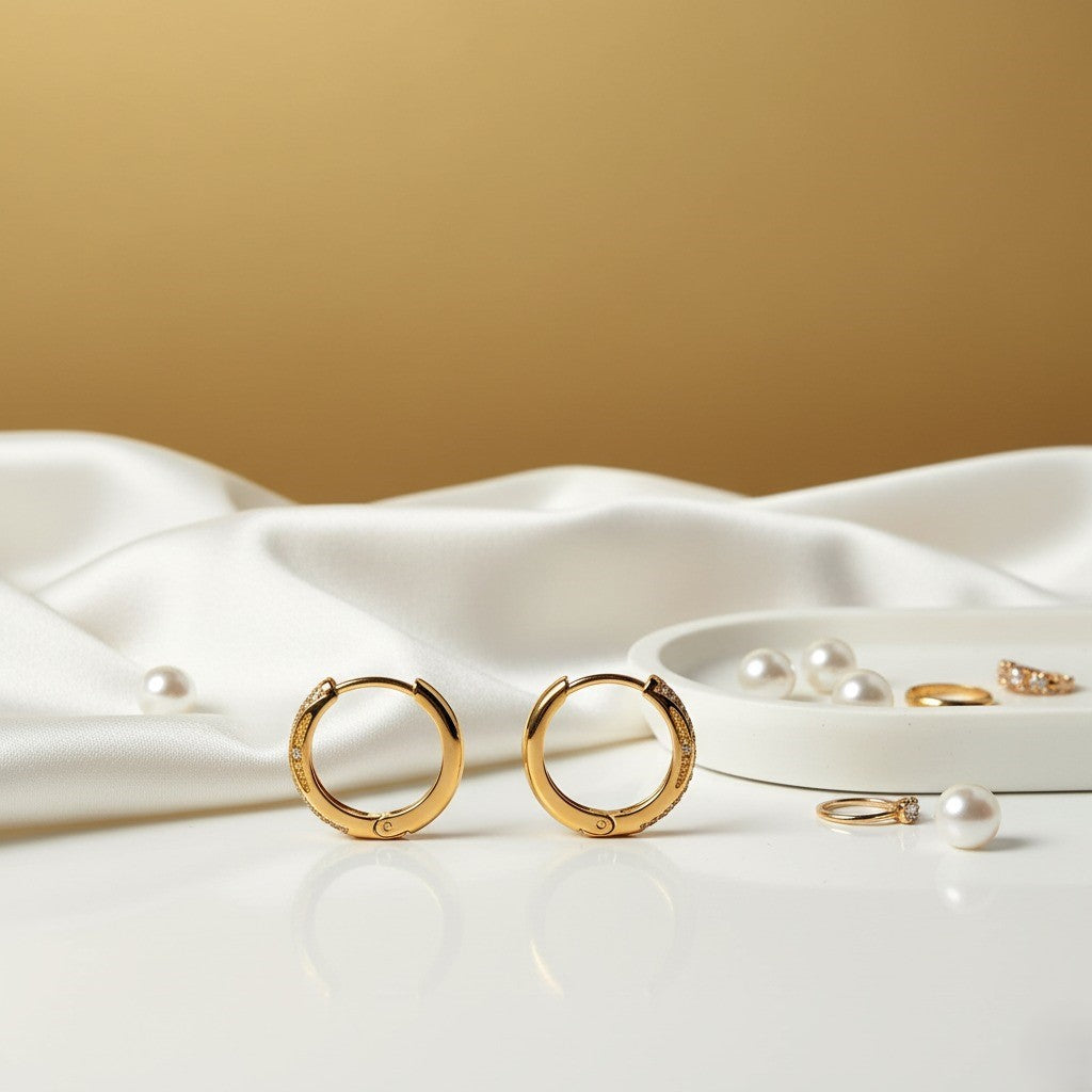 Rose Gold Helix Studs