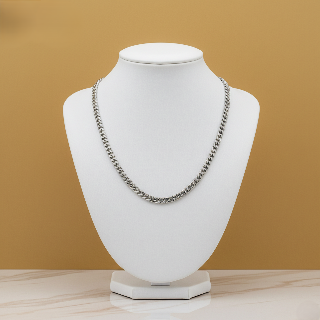 SILVER RUSH CLASSIC – Sleek Chain Necklace for Men