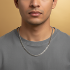 SILVER RUSH CLASSIC – Sleek Chain Necklace for Men