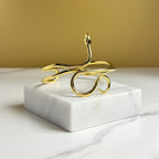SerpentTwist Bracelet – Bold Snake  Motif – Glam Nightwear