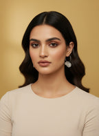 Studio One Love Circular Hoops - Silver
